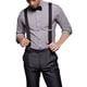 thumbnail image 2 of ALSLIAO Tirantes elásticos negros ajustables con cierre de clip en forma de Y para mujer y hombre, color blanco, 2 of 8