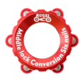 thumbnail image 2 of Adaptador de Bloqueo Central para Buje de Bicicleta de Montaña, de , Pieza de Reparación de Accesorios de Ciclismo de Rotor de 6 Pernos rojo Soledad Adaptador de rotor de freno de bicicleta, 2 of 10