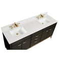 thumbnail image 3 of Pemberly Row Engineered Stone Double Basin Vanity Top in White, 3 of 7