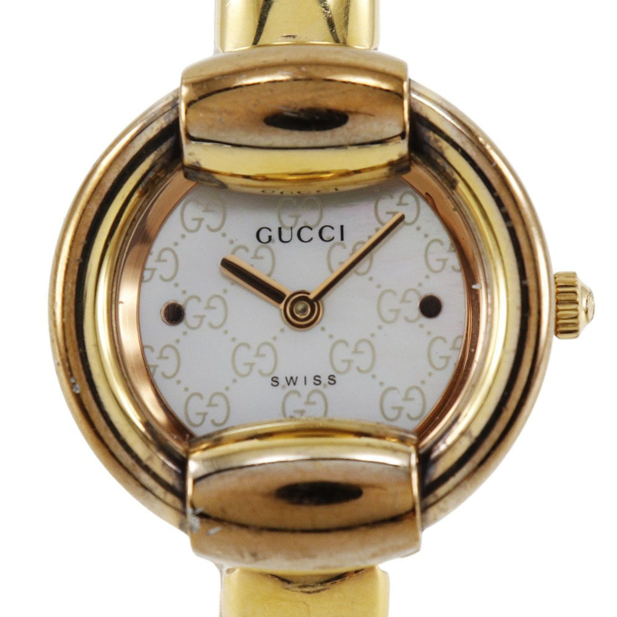 Pre-Owned Gucci 1400L Women's Watch, Gold-Plated Stainless Steel