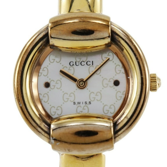 Pre-Owned Gucci 1400L Women's Watch, Gold-Plated Stainless Steel, Quartz Movement,... (Fair)