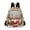 Christmas Santa Claus with Deers, variant on JIALIOU Mini Backpack Purse for Women Quilted Casual Daypack Small Travel Shoulder Bag, Panda Oil Painting