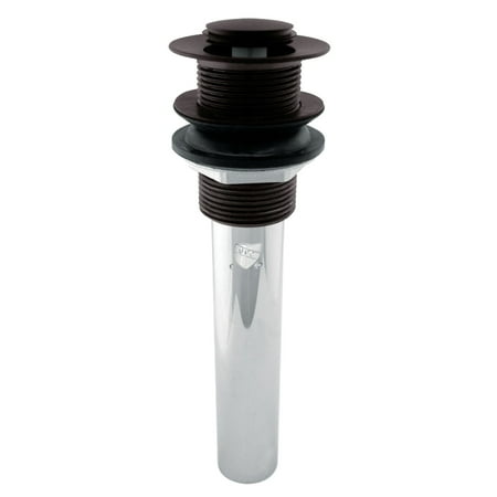 

Kingston Brass EV8005 Push Pop-Up Drain without Overflow 22 Gauge Oil Rubbed Bronze