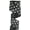 Black, variant on Art Deco Christmas Black Polka Dot Wired Burlap Ribbon 2.5 Inch X 10 Yards Wire Edge Craft Ribbon for Fall Wreath Gift Wrapping Basket Bows Decor