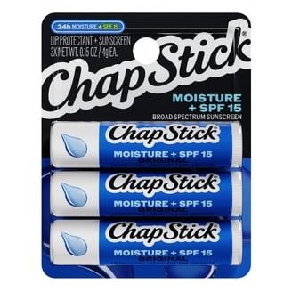 ChapStick SPF Lip Balm, Skin Protectant Classic Original - 3 CT