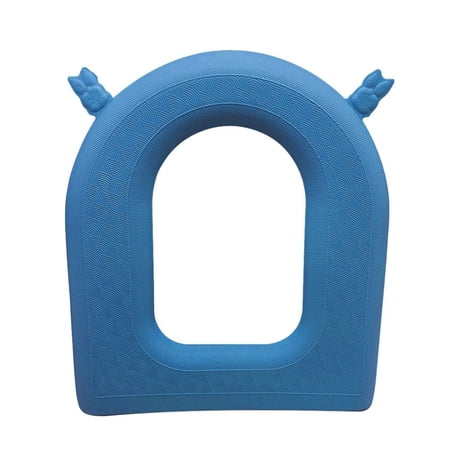 Waterpoof O-shape EVA Bathroom Accessories Closestool Mat Toilet Cover Toilet Seat Soft Toilet Seat BLUE