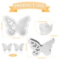 thumbnail image 2 of Injueey 2 piezas de adorno de con forma de mariposa, molde de silicona con interior liso, decoración de mariposas DIY Artesanía, 2 of 6