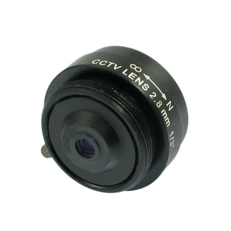 Lens 1/3 Inch Format Auto - CS Mount Manual Focus Fixed Iris CCTV Cameras Lens 2.8mm 1/3