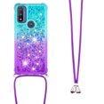 thumbnail image 3 of Funda para Motorola Moto G Pure Brillantina Líquida Divertida Reluciente y con Cristales en Movimiento Cuerpo Cruzado con Cordón Ajustable, 3 of 5