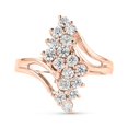 thumbnail image 1 of 0.80 CTW Diamond Ring, 14K Rose Gold - Size 4, 1 of 1