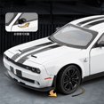 thumbnail image 4 of 1:24 Dodge Challenger SRT Hellcat Alloy Musle Car Model Diecasts Metal Sports Car Vehicles Model Sound Light Childrens Toy Gift, 4 of 6