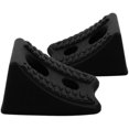 thumbnail image 1 of Generic 2pcs Heavy-duty Rubber Wheel Chocks Cars and Travel Trailers, Non-s, 1 of 6