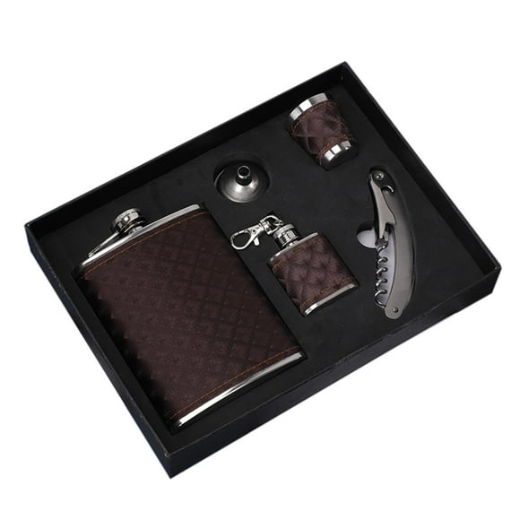 Hip Gift Set Include Cup, Funnel and Bottle Opener Easy Filling & Pouring Unbreakable Beer Jugs for Birthday Gift Father's Day