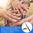 thumbnail image 3 of Finger Size Measuring Set,Finger Gauges Jewelry Sizers for Rings Size Measuring | Rings Sizer, Finger Gauges, Finger Size Gague with Four Stick Mandrel, Rings Gauge Finger Sizing, Rings, 3 of 5