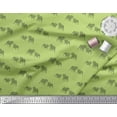 thumbnail image 2 of Soimoi Crepe Silk Fabric Bull Dog Fabric Prints by Yard 42 Inch Wide, 2 of 3