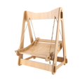 thumbnail image 3 of Hamaca para mascotas, cama cómoda de verano, tabla de madera extraíble, columpio para gatos, cachorros, 3 of 5