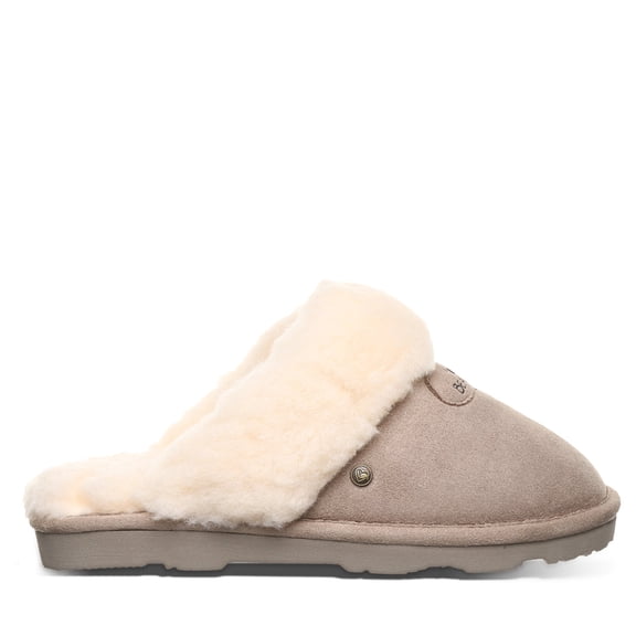 BEARPAW Women's Effie Vegan Mushroom Size 11 | Women's Slippers | Women's Shoes | Comfortable & Light-Weight