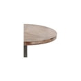 thumbnail image 4 of DecMode 18" x 26" Black Metal Anchor Accent Table with Brown Wood Top, 1-Piece, 4 of 7