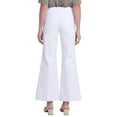 thumbnail image 2 of NYDJ womens  Mia Optic White Palazzo Jean, 12, White, 2 of 4