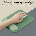 thumbnail image 5 of Ouuluon Mouse Pad with Wrist Rest, Ergonomic Comfortable Mouse Pads, 10x8in Green Non-Slip Bottom Mousepad for Office Gaming Laptop Home, 5 of 7