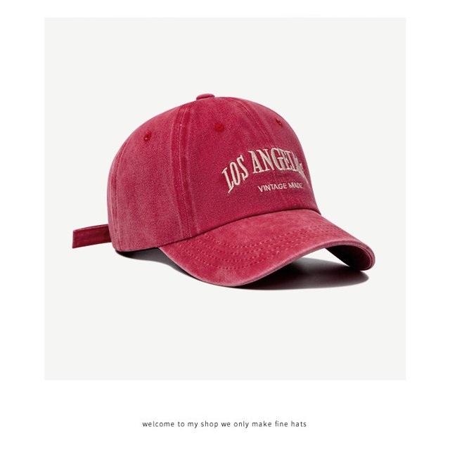Gorra de béisbol gris vintage para mujer, de verano, lavada, de cabeza grande, moderna, combinable, con la cara, gorra pequeña que se puede mostrar