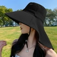 thumbnail image 2 of Sun Hats UPF 50+ Fishing Hat Uv Protection Hat Sun Hats with UV Protection for Hiking Women's Summer Large Hat Visor Visor Neck Outdoor Mountaineering Fisherman Sun Hat, 2 of 4