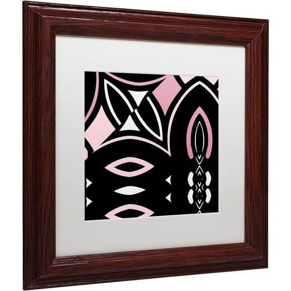 Trademark Fine Art "Daring Deco IV" Canvas Art by Color Bakery White Matte, Wood Frame