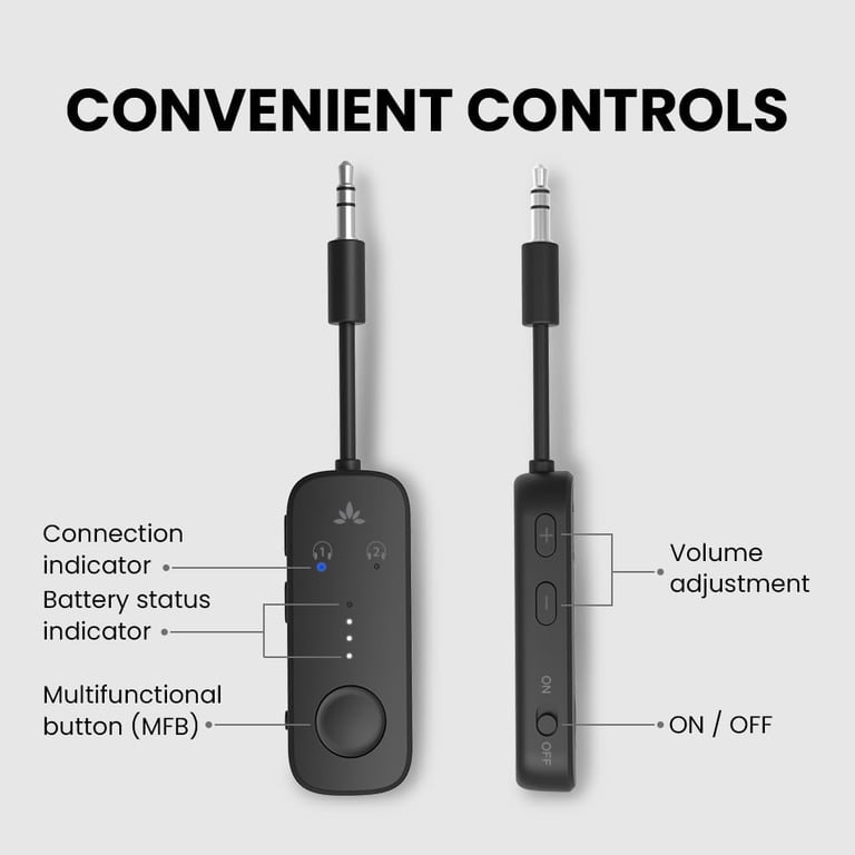 SALE Avantree 40 Hours DUAL Mode Bluetooth Over Ear Headphones With Mic, Super COMFORTABLE, Wireless && Wired, AptX Hi-fi NFC Headset