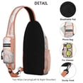 thumbnail image 3 of Rainbow Cartoon Crossbody Sling Bag for Women Men Crossbody Bag Chest Bag for Vacation Party Daily Use AntiTheft Sling Shoulder Bag Gym Sports Travel Hiking Daypack, 3 of 6