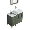 thumbnail image 4 of Vanity Art 36" Single Sink Freestanding Bathroom Vanity Set with Engineered Marble Top and Mirror, 4 of 8