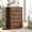Cherry, variant on Winkalon Farmhouse 6 Drawers Dresser Chests for Bedroom, Grey 6 Chest of Drawers, Wood Dressers Organizer for Closet, Modern Storage Organizer Cabinet for Bedroom,Living Room,Hallway & Entryway