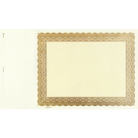 Goes 4526 Blank Stock Certificate Size 8-1/2" x 15", Company Stock Certificate Laser or Ink Jet Compatiable (25 Pack)