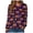 Dark Purple, variant on Duqingm Halloween Shirts for Women 2026 Long Sleeve Funny Graphic T-Shirt Casual Crewneck Tunic Tops Halloween Costumes Adult,S