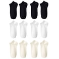 thumbnail image 1 of Women's Low Cut/No Show Socks Comfortable elastic cuff design, 1 of 5