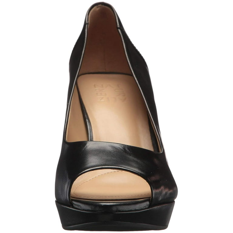 Naturalizer Womens Amie Leather Peep Toe Classic Pumps Walmart