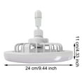 thumbnail image 6 of Ceiling Fans with Lights and Remote Control Mini Bladeless Ceiling Fan with Light, Aromatherapy Fan Lamp, 6 of 9