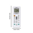 thumbnail image 3 of K 1028E Universal A/C Air Conditioner Remote Control 1000 In 1 Controller For Gree Daikin Ai, 3 of 9