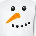 thumbnail image 3 of Inktastic Snowman Face Adult Sweatshirt, 3 of 4
