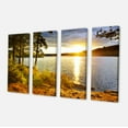 thumbnail image 2 of Designart 'Beautiful View of Sunset over Lake ' Landscape Canvas Art Print, 2 of 2