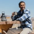 thumbnail image 4 of Free Country Men's Easywear Flannel Shirt Navy Plaid XXL, 4 of 6