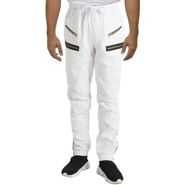 zipper cargo jogger pants