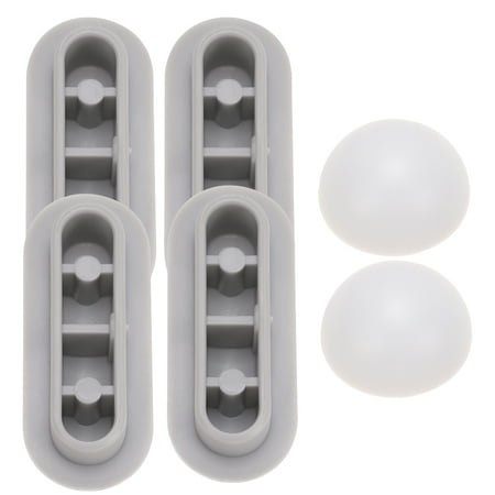 

4pcs Antislip Gasket Toilet Seat Bumper Bathroom Products Lifter Kit Increase The Height Toilet Seat Cushioning Pads with 2pcs To