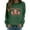 Green-1, variant on Christmas Sweatshirts for Women 2025 Have Yourself A Mooey Little Christmas Highland Cow Graphic Sweatshirt Pullover Tops