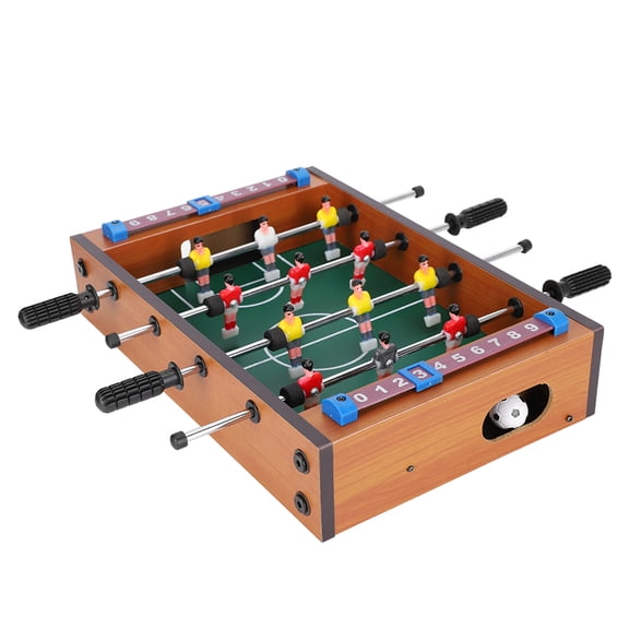 Tebru  Mini Foosball Table Indoo Wood ABS Kids14.17 Inches