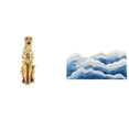 thumbnail image 1 of Escultura de dorado, alfombra de baño decorativa, centro de mesa, alfombra antideslizante, adorno para oficina, hogar, guardería, decoración,, 1 of 8