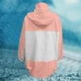 thumbnail image 5 of TTHXQING Impermeables Para La Lluvia Mujer Outdoor Waterproof Hooded Active Mountaineering Poncho Rain Packable Rain Jacket Rain Ponchos for Adults, 5 of 6