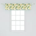thumbnail image 2 of Ambesonne Food Window Valance, Cartoon Fruits Pineapples, 54" X 12", Multicolor, 2 of 3