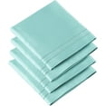 thumbnail image 3 of CGK Linens Extra Soft Pillowcases Set of 4 - King Size Hotel Luxury Breathable & Cozy 4-Piece Pillow Covers, Spa Blue, 3 of 7