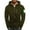Army Green, variant on Men Hoodies Casual Hoodies for Men with Zip Pockets Full Zip Long Sleeve Sweatshirt Sports Hooded Jacket Blue L