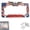 B1pcs, variant on 250th Anniversary Commemorative License Plate Frame, United States 250 Year American Car Plate Frame, 1776-2026 USA Flag Car Tag Holder for Standard US Plates, Screws Included (1pcs)